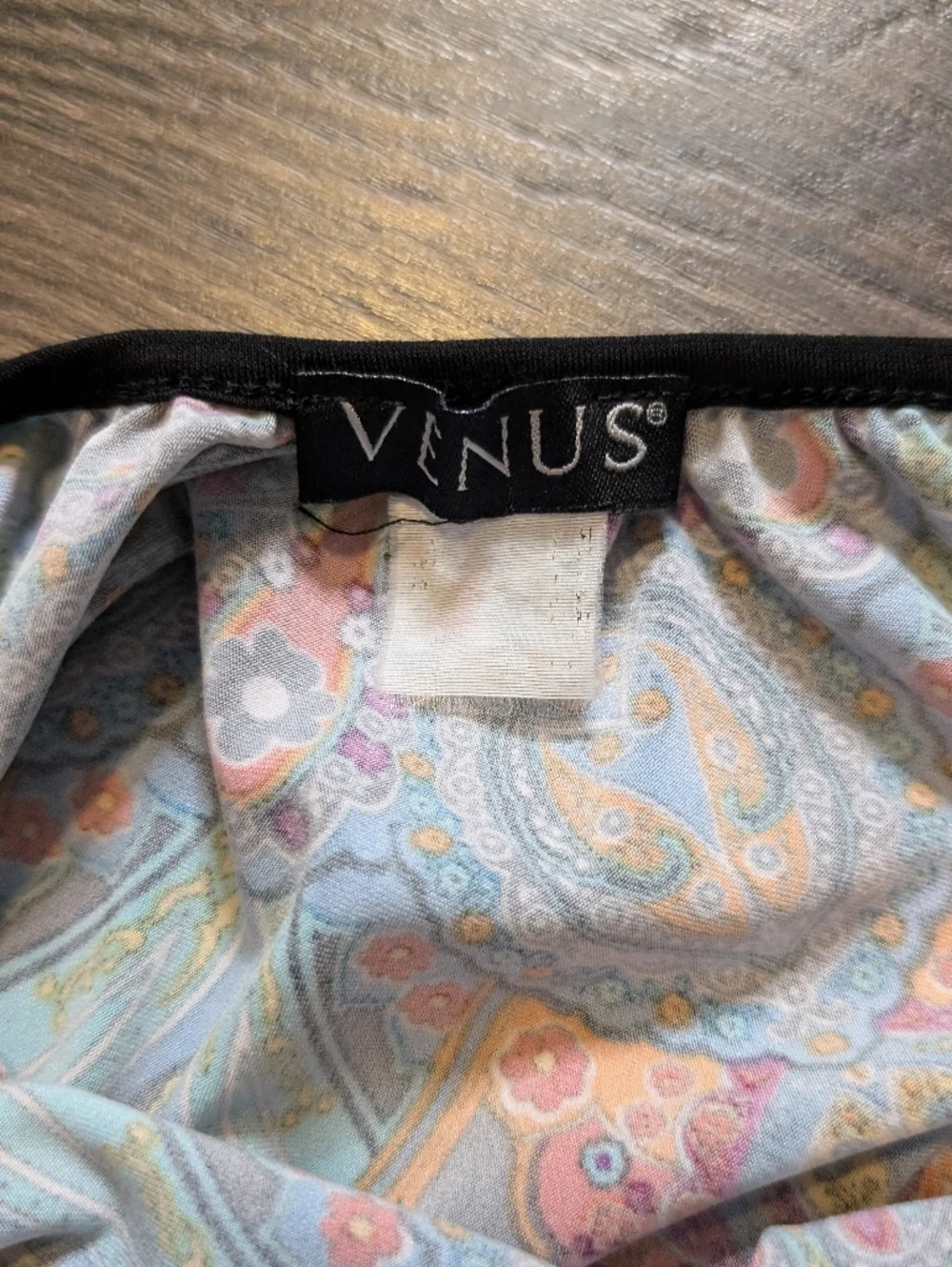 VENUS Blue Multi Paisley Halter Maxi Dress Size 6 See Measurements - Picture 7 of 7